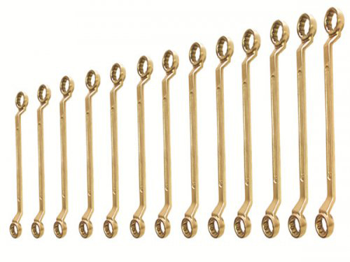 Explosion proof 13 piece set double end box wrench